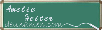 Amelie Heiter Visitenkarte